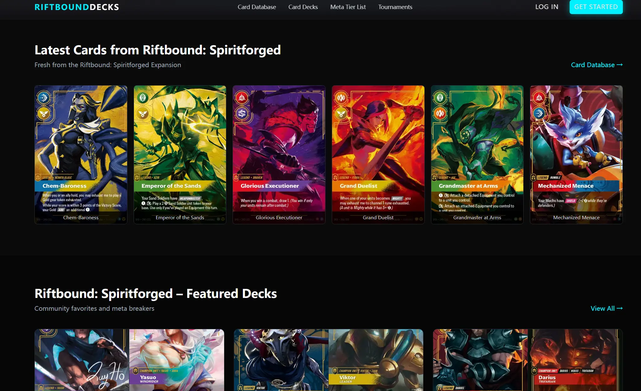 Riftbound Cards, Decks & Meta Tier List - PlayLoLTCG Promotion